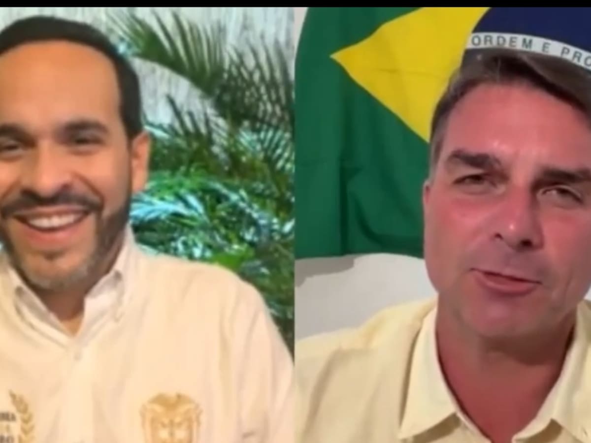 De La Espriella propone a Flávio Bolsonaro lucha frontal contra el terrorismo y afianzar relaciones