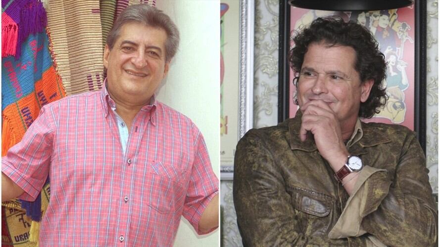 Jorge Oñate y Carlos Vives. Foto: