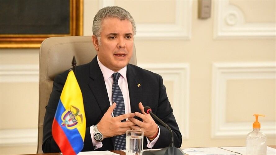 Duque pide a banqueros acelerar el desembolso de créditos para las Mipyme. Foto: presidencia