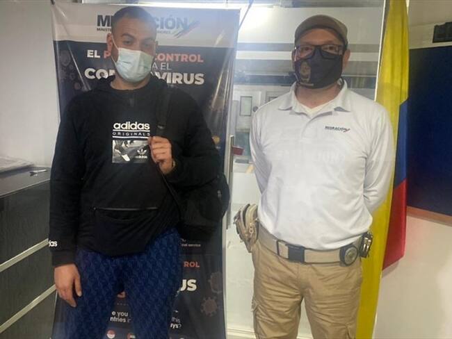 Expulsan a israelí que estaría vinculado a una red de tráfico de estupefacientes. Foto: Migración Colombia