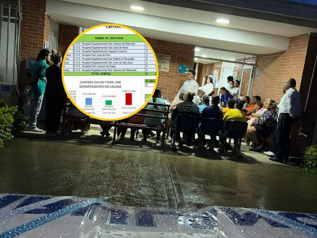 En las últimas horas, el Hospital San Lorenzo en Supía, reabrió los servicios de consulta externa luego de recibir el pago. Fotos suministradas.