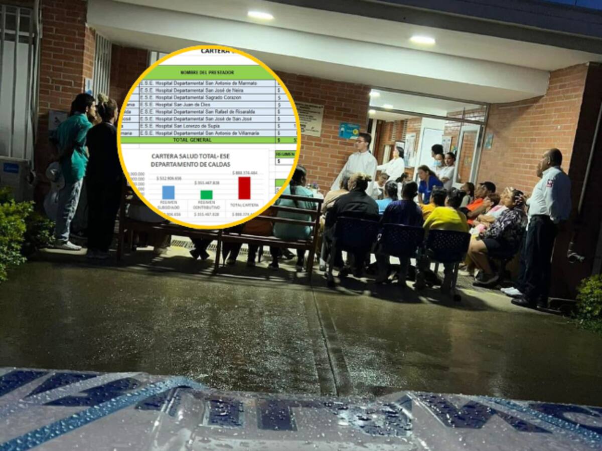 Siete hospitales en Caldas cerraron servicios de consulta externa por deuda cercana a $888 millones