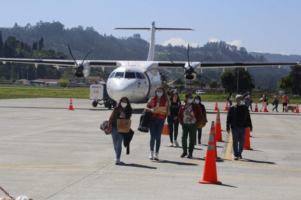 Aeropuerto Juan José Rondón de Paipa (Boyacá), tiene habilitada actualmente la ruta Paipa-Medellín / Foto: Suministrada.