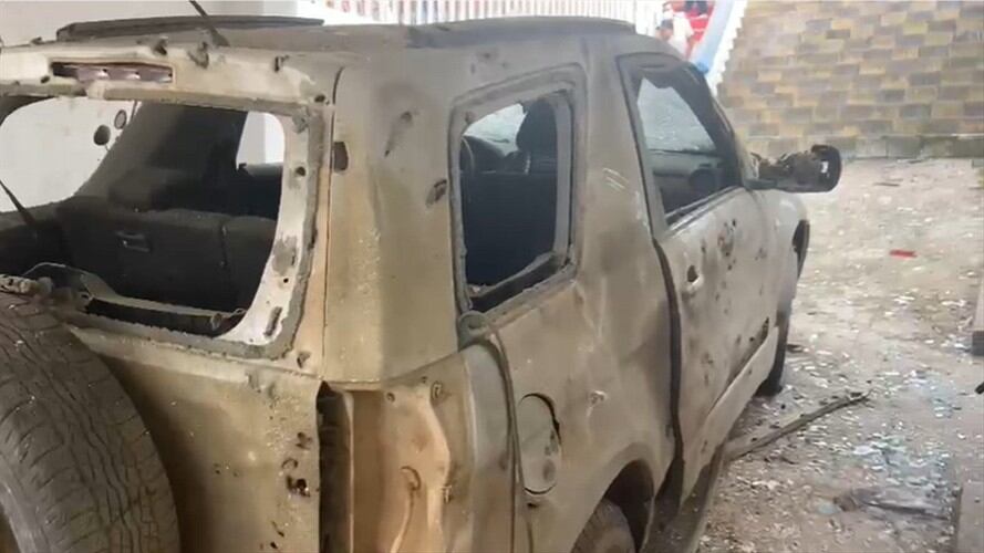 ELN responsable del ataque contra la iglesia y la casa cural en Hacarí. Foto: Cortesía