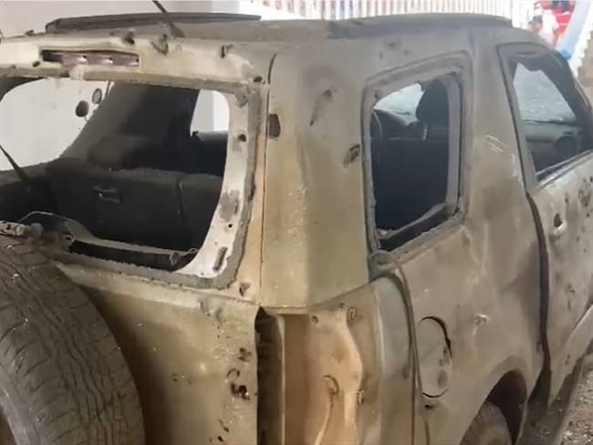 ELN responsable del ataque contra la iglesia y la casa cural en Hacarí. Foto: Cortesía