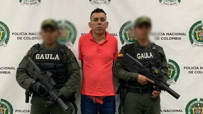 Dency Jesús Escorcia, alias Visaje, es un presunto extorsionista de la banda ‘Los Costeños’. Foto: Policía Nacional