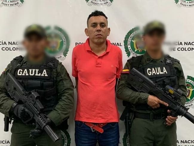 Dency Jesús Escorcia, alias Visaje, es un presunto extorsionista de la banda ‘Los Costeños’. Foto: Policía Nacional