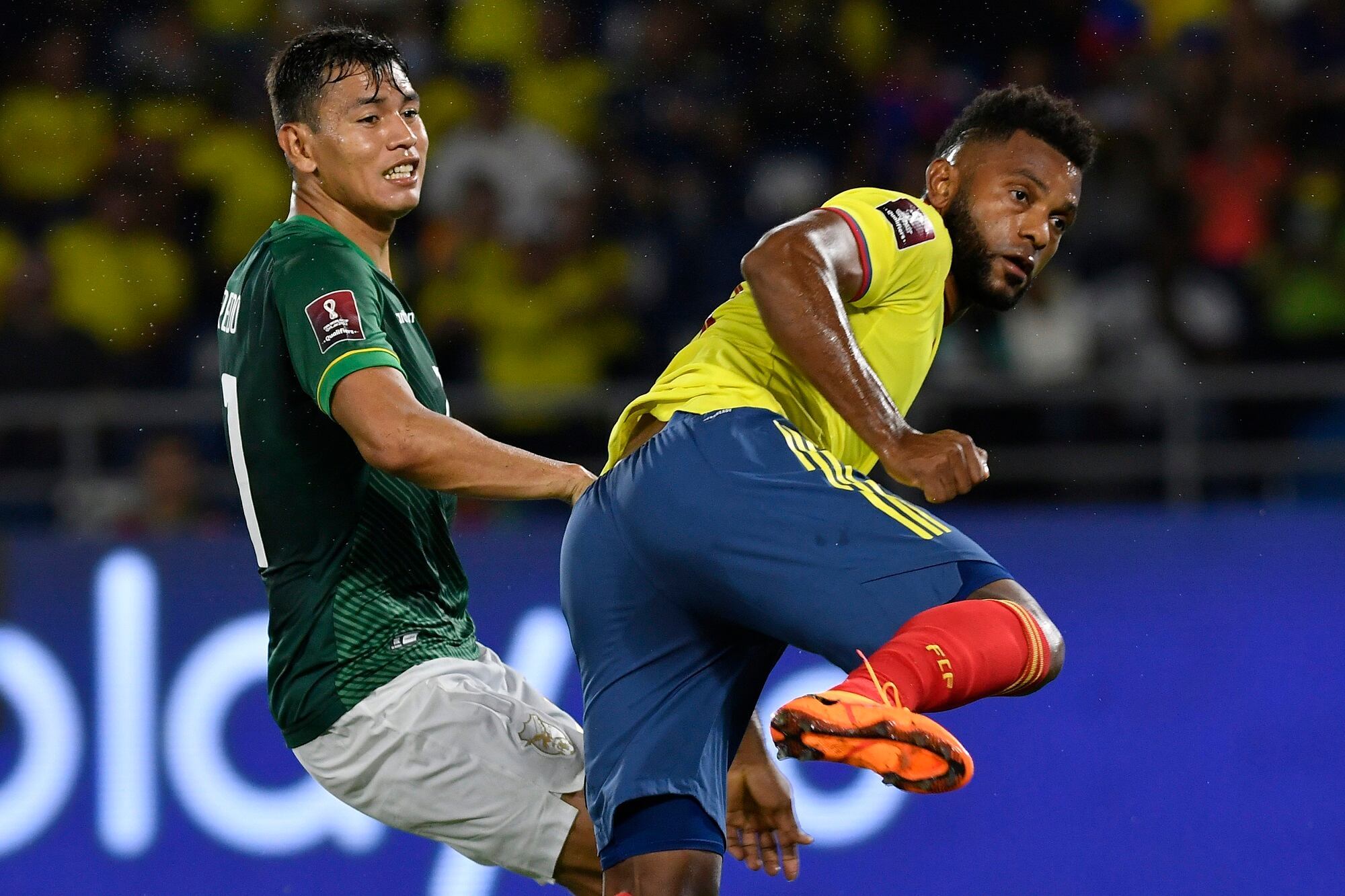 Miguel Ángel Borja en el partido entre la  Selección Colombia y Bolivia (Photo by Gabriel Aponte/Getty Images)
