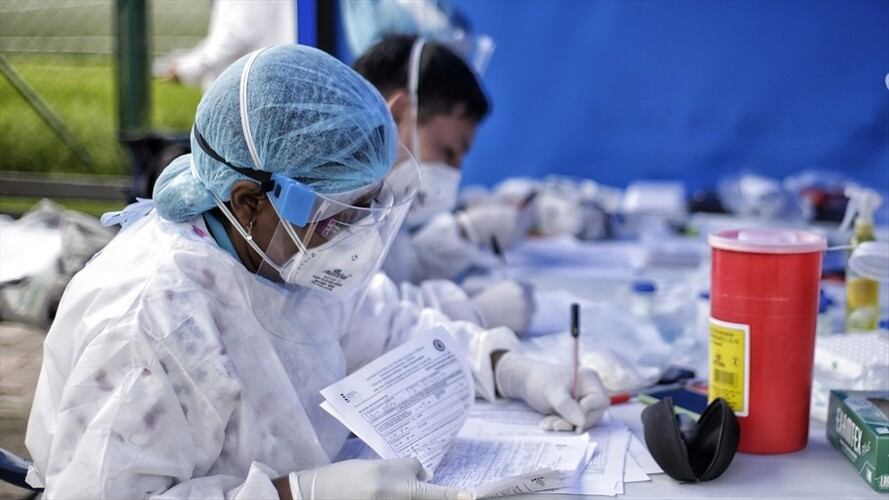 Casos COVID-19. Foto: Colprensa - Álvaro Tavera