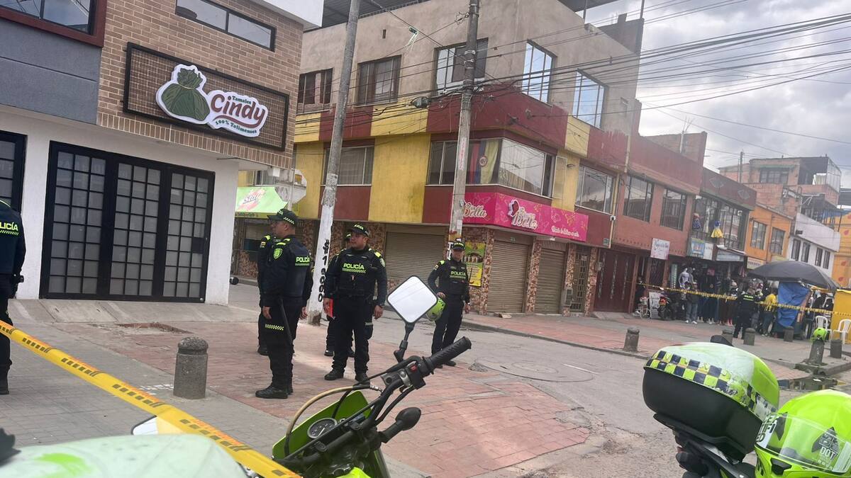 Nuevo ataque sicarial en Bogotá: dos hombres murieron y una mujer fue capturada