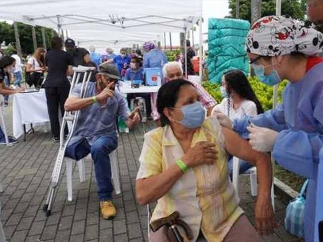 Vacunación COVID-19. Foto: Suministrada (Gobernación de Risaralda)