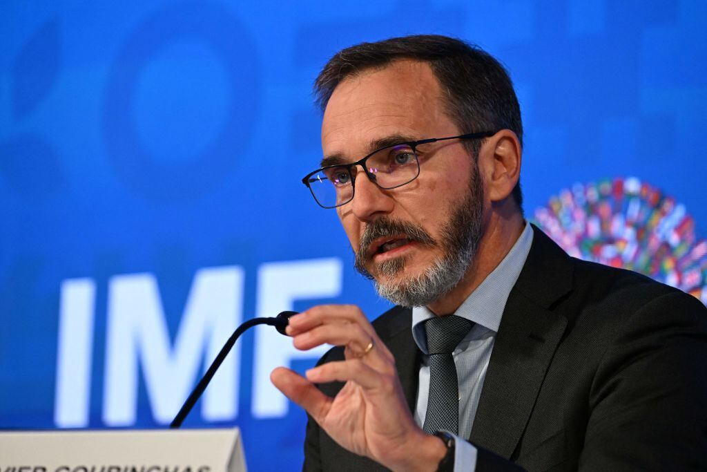 Pierre-Olivier Gourinchas, Fondo Monetario Internacional (Photo by Jim WATSON / AFP) (Photo by JIM WATSON/AFP via Getty Images)