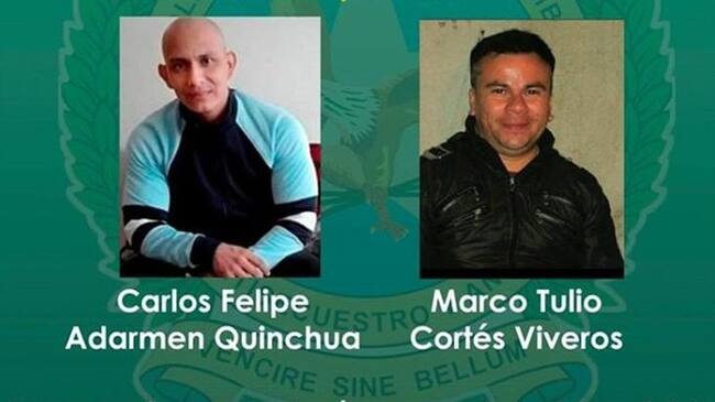 Los ciudadanos desaparecieron el 23 de noviembre de 2019, luego de ser requeridos por uniformados de la Policía . Foto: Cortesía