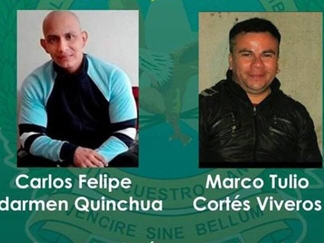 Los ciudadanos desaparecieron el 23 de noviembre de 2019, luego de ser requeridos por uniformados de la Policía . Foto: Cortesía