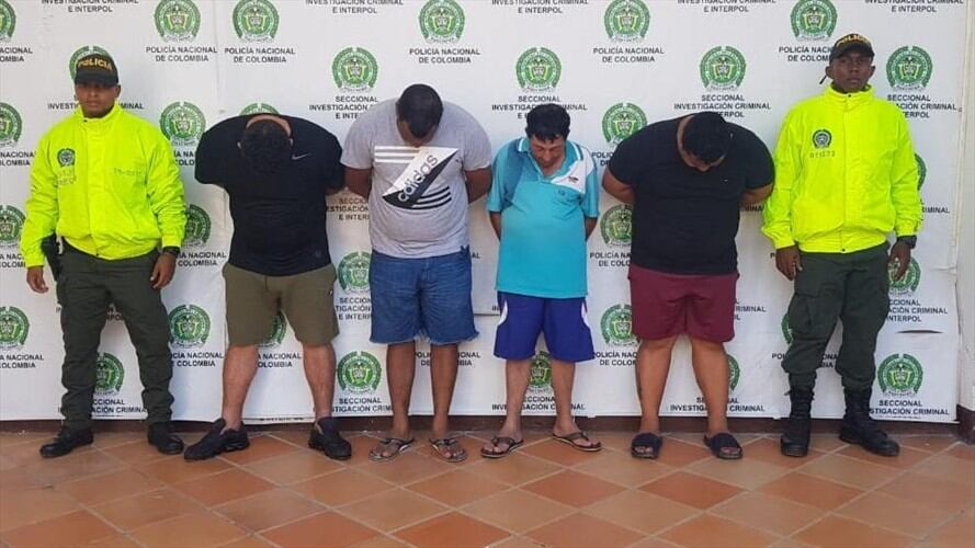 Los hombres fueron capturados en medio de la llamada operación ‘Hollywood’.. Foto: Cortesía