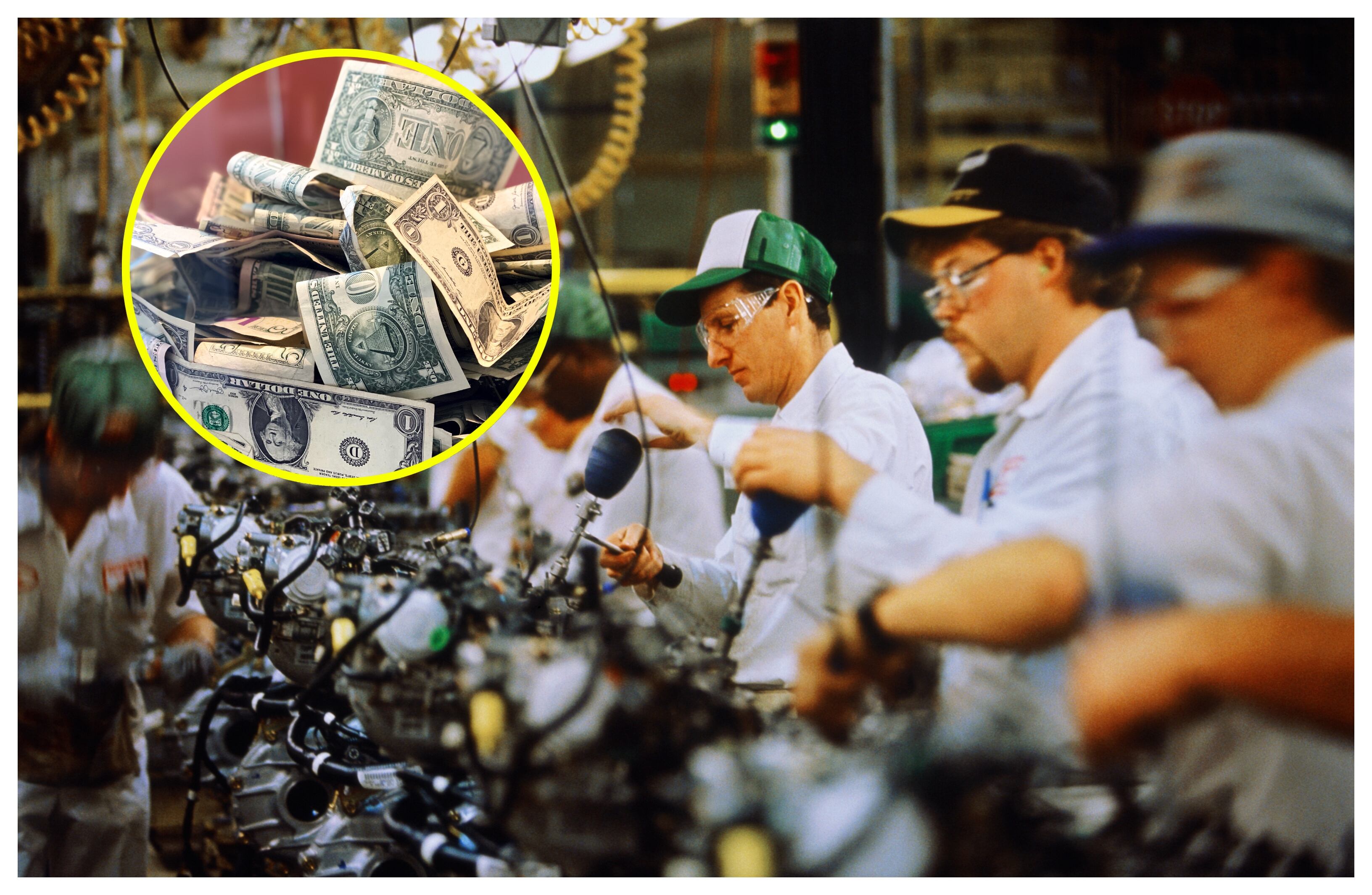 Trabajadores. Foto: Andy Sack vía Getty Images.