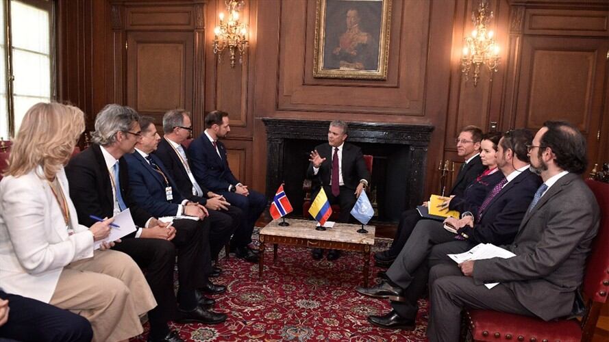 Príncipe de Noruega resalta trabajo de la JEP en el proceso de paz . Foto: Cortesía