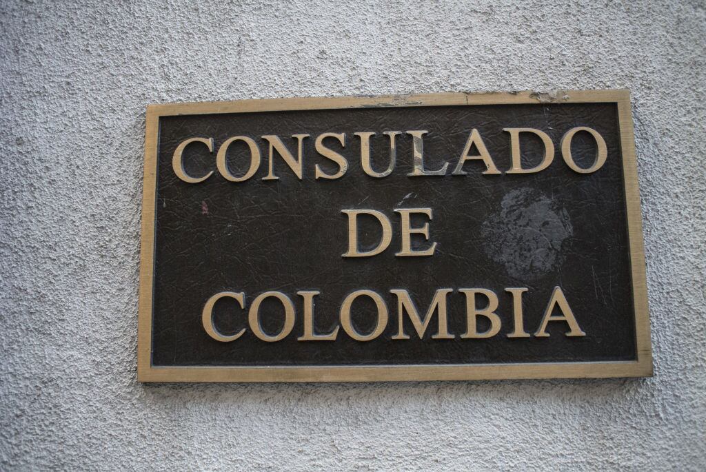 Imagen de referencia de Consulado de Colombia. Foto: Getty Images