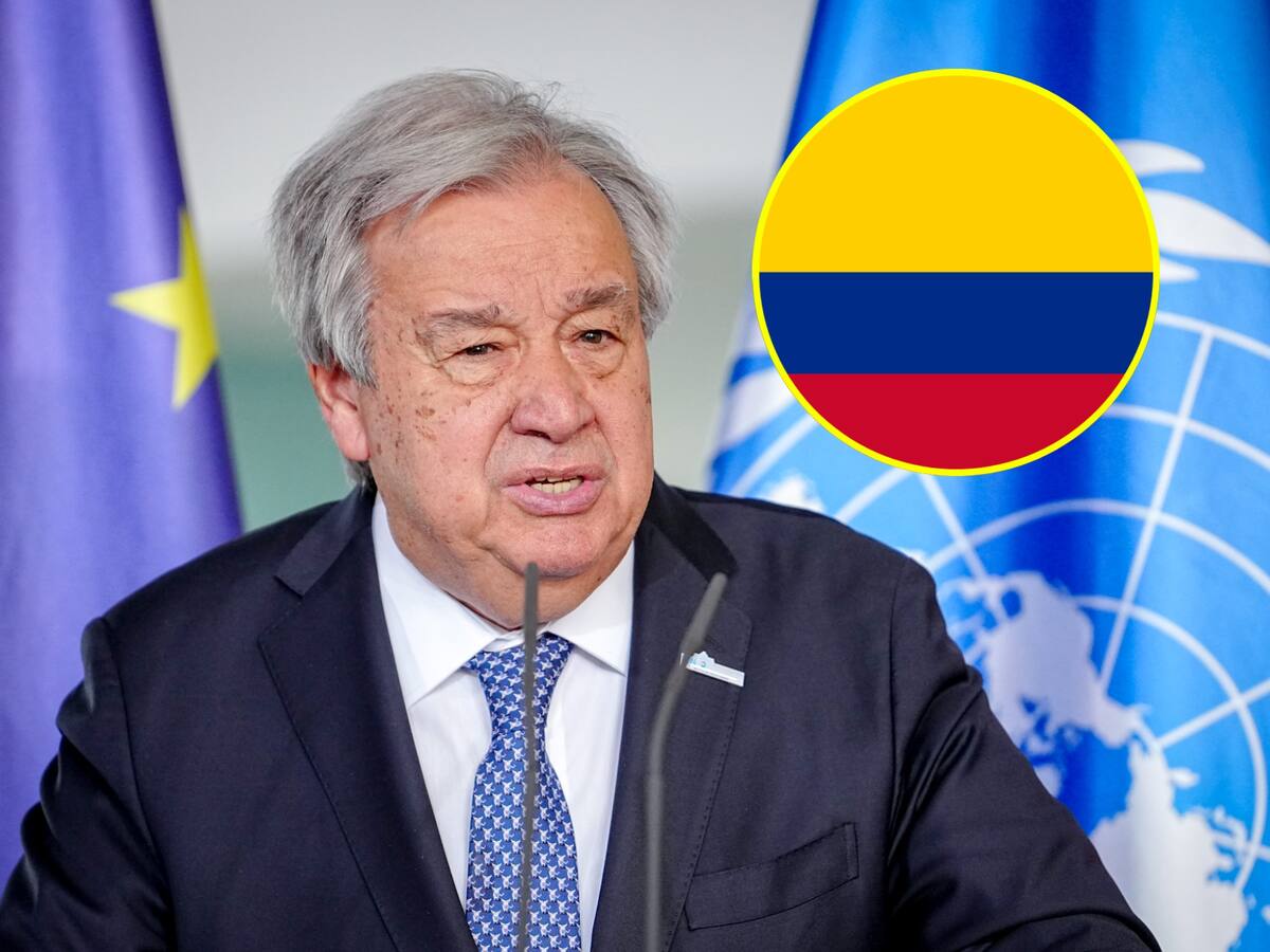 António Guterres urge a Colombia a “no retroceder” en los avances del acuerdo de paz de 2016