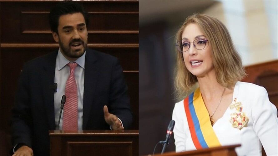 Gabriel Santos afirma que presidenta de Cámara busca engavetar proyecto para reducir vacaciones. Foto: Colprensa