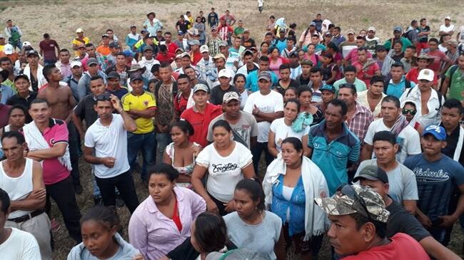 Paro de Campesinos. Foto: Cortesía: Campesinos del sur de Córdoba