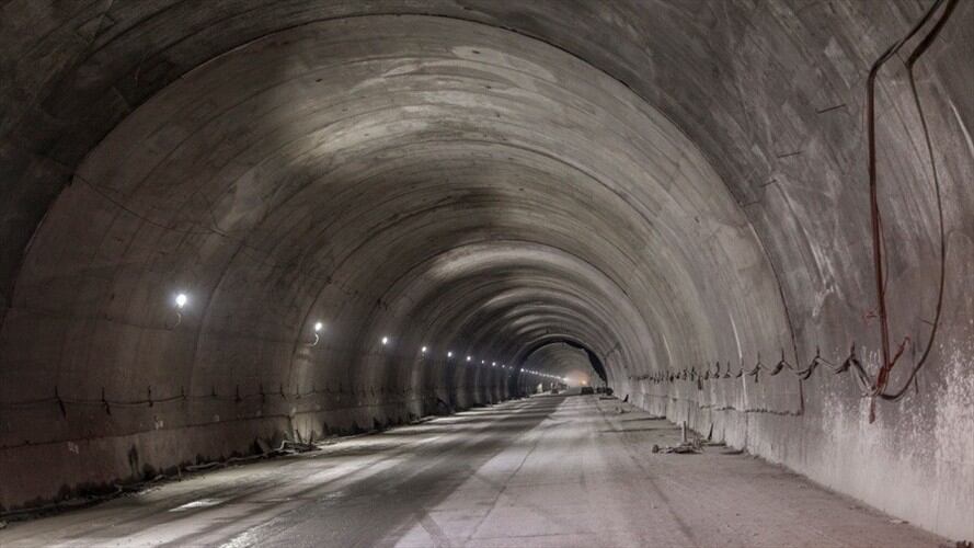 El túnel de La Línea listo para su funcionamiento. Foto: Colprensa.