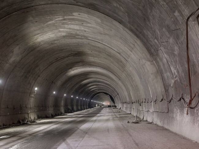 El túnel de La Línea listo para su funcionamiento. Foto: Colprensa.