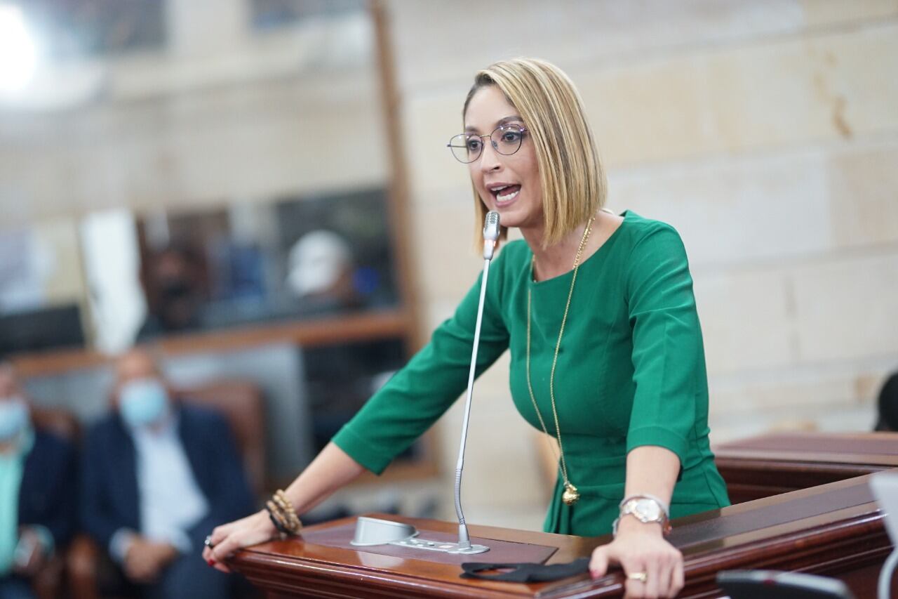 Jennifer Arias, presidenta de la Cámara de Representantes.