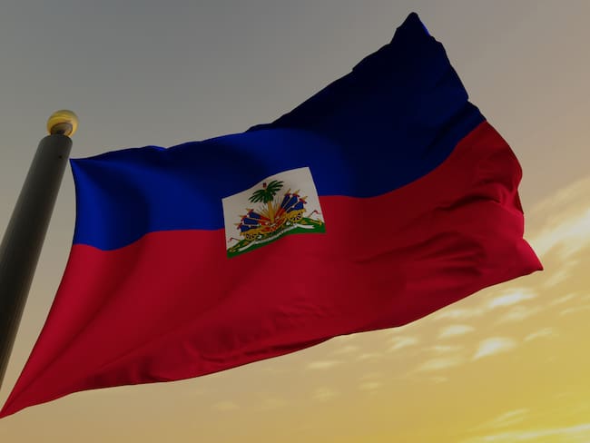 Bandera de Haití. Foto: Getty Images.