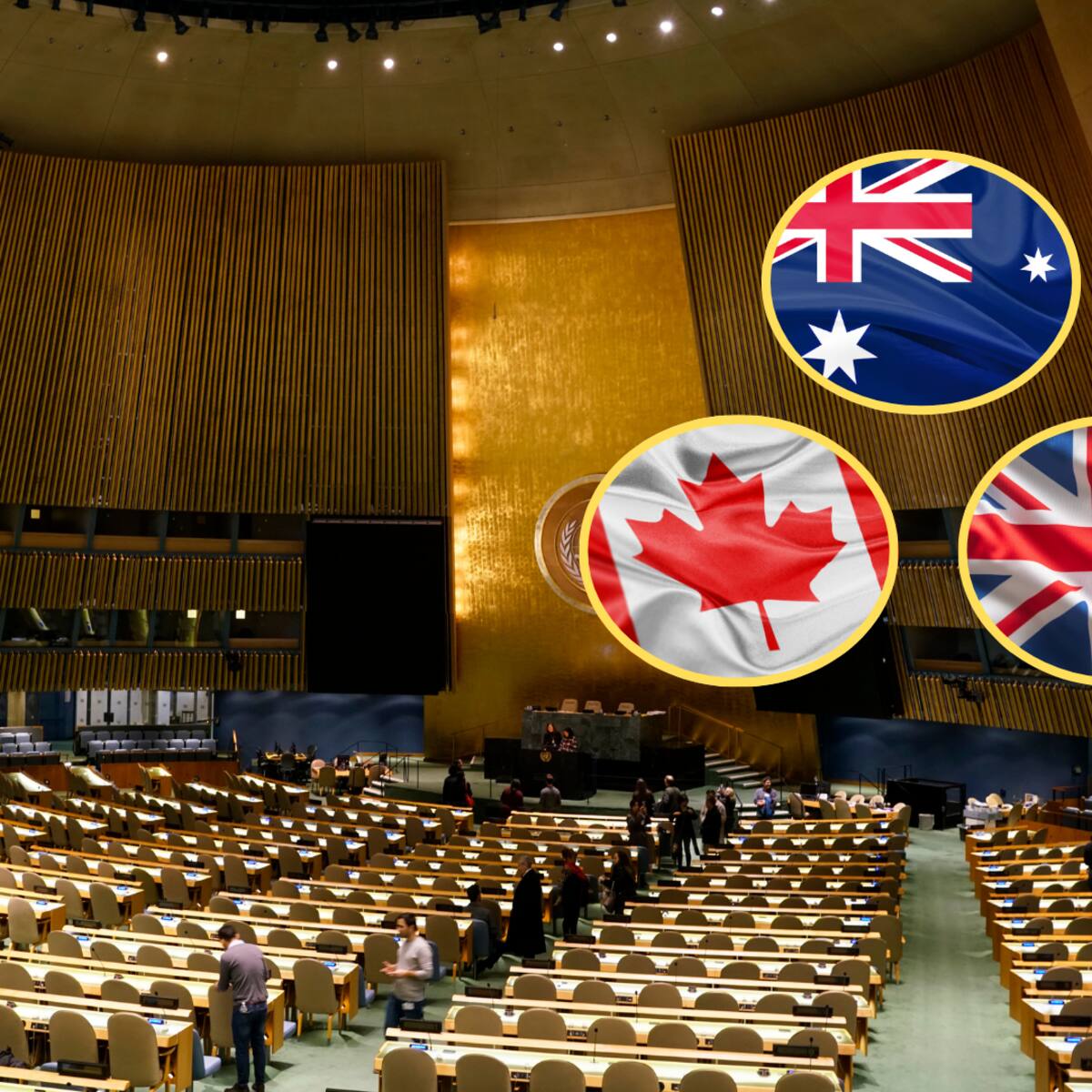 Australia, Reino Unido y Canadá reconocen el Estado palestino antes de la Asamblea General de la ONU
