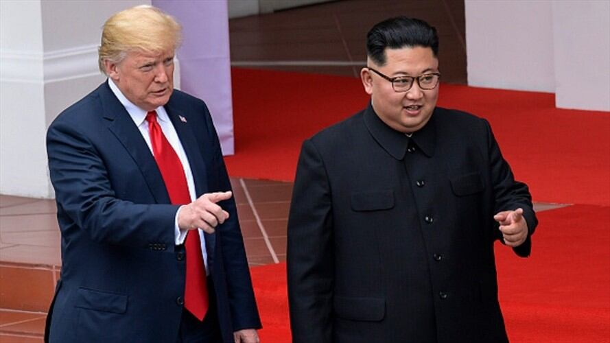 Donald Trump y Kim Jong Un. Foto: Getty Images
