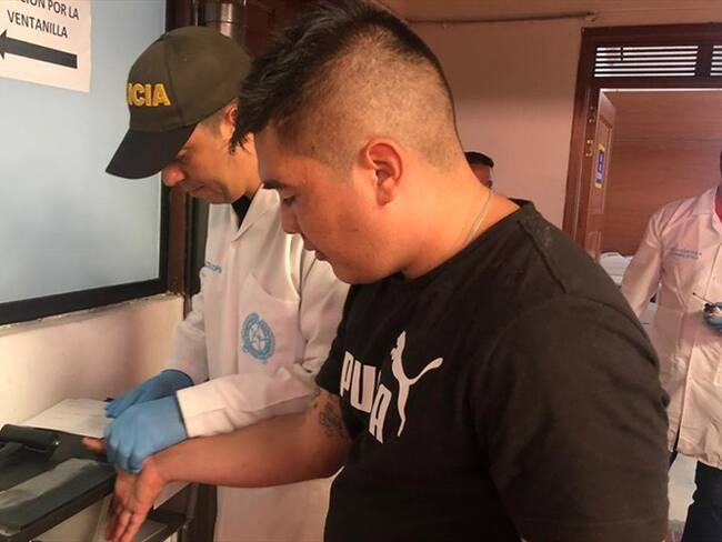 En zona boscosa de Rionegro, Santander, se encontró un cuerpo incinerado, que podrían ser los restos de la sargento chilena. Foto: Cortesía.