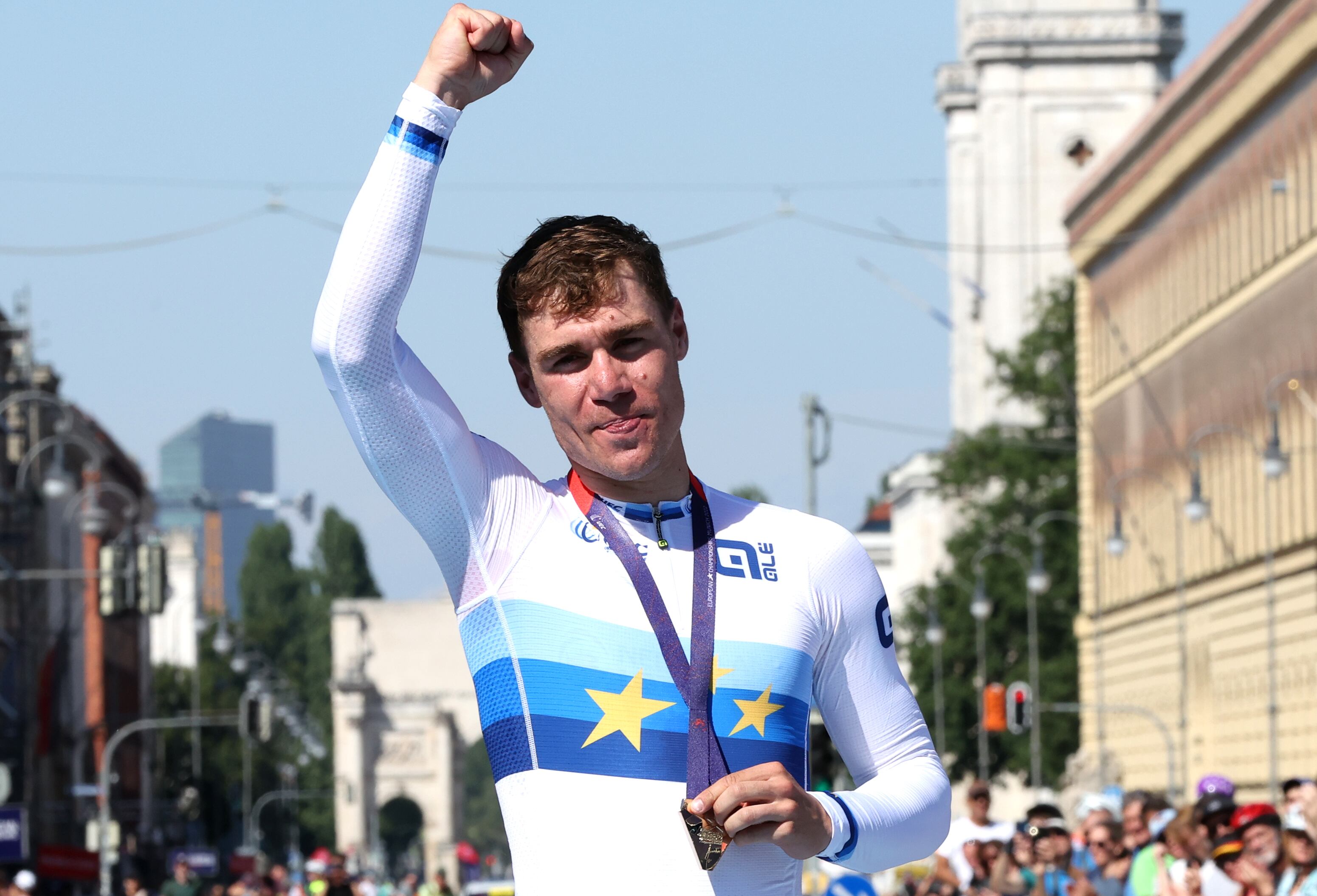 Fabio Jakobsen, ciclista. Foto: Alexander Hassenstein/Getty Images