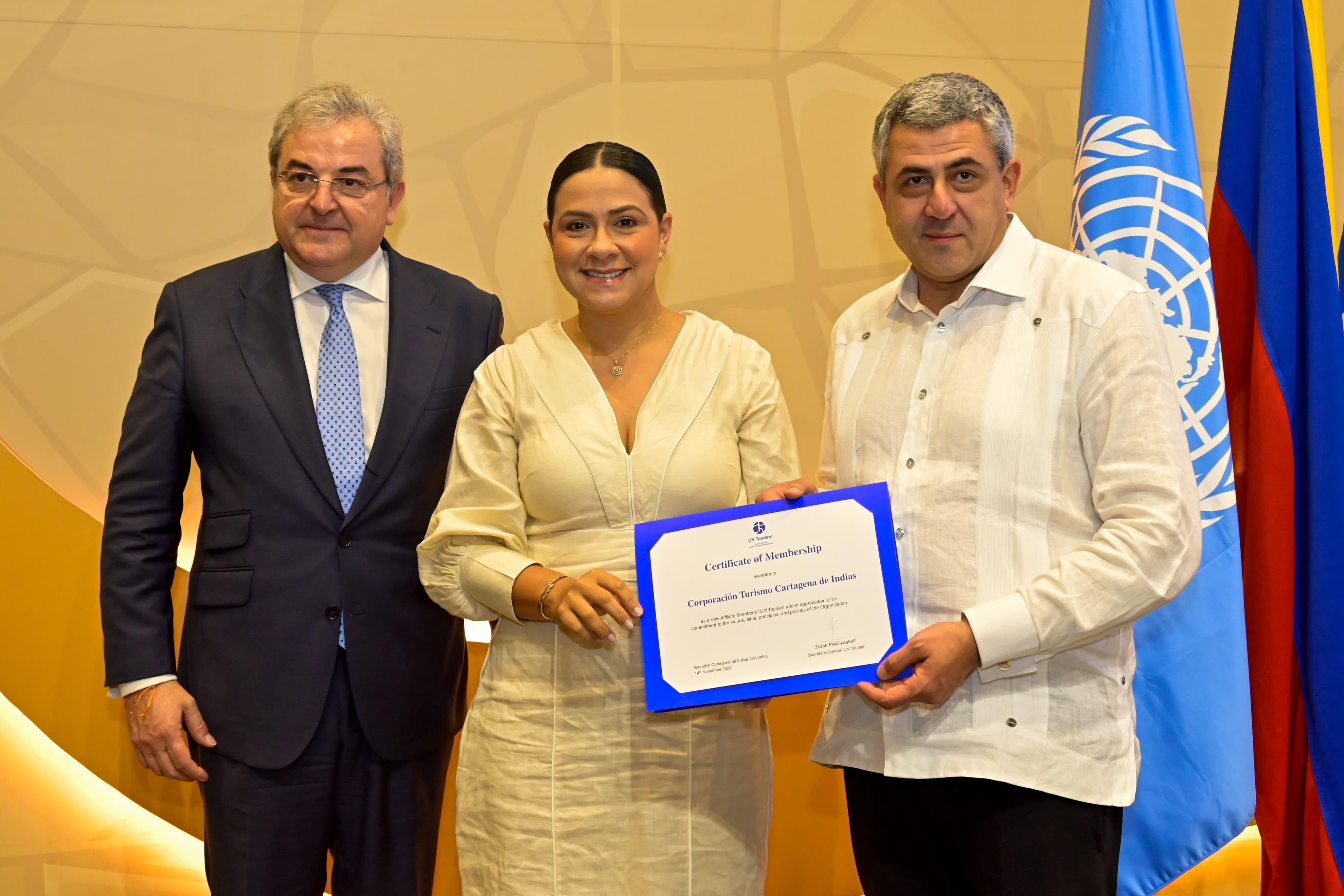 Admiten a Cartagena como miembro afiliado de ONU Turismo. Foto: Cortesía Corpoturismo.