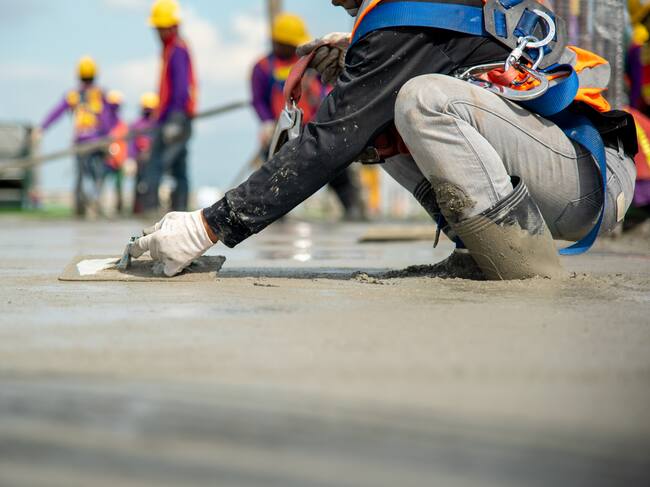 Close up hand construction worker