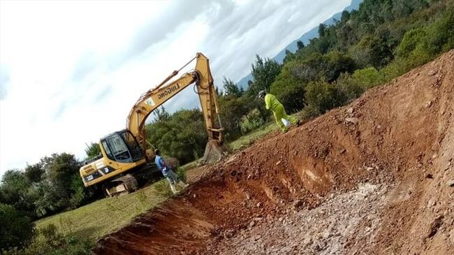 El proyecto denominado: “Construcción de Cosechas de Agua – Reservorios para Mitigar Fenómenos Climáticos, tendrá a 100 beneficiarios directos y 1.000 indirectos... Foto: Gobernación de Boyacá