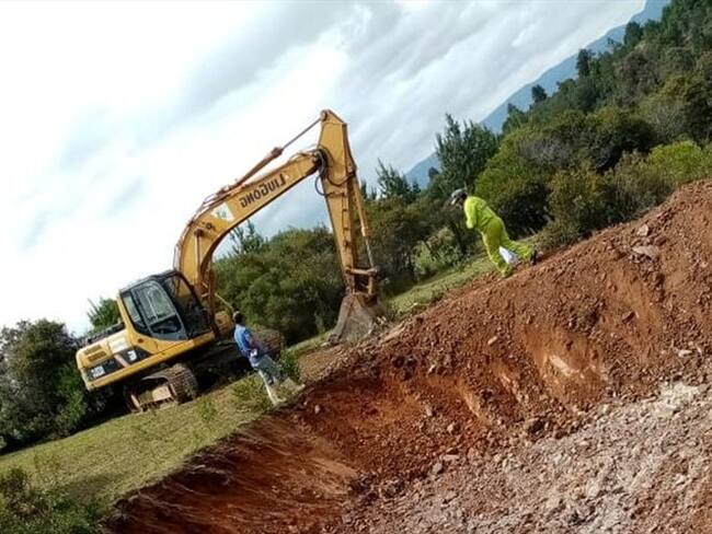 El proyecto denominado: “Construcción de Cosechas de Agua – Reservorios para Mitigar Fenómenos Climáticos, tendrá a 100 beneficiarios directos y 1.000 indirectos... Foto: Gobernación de Boyacá