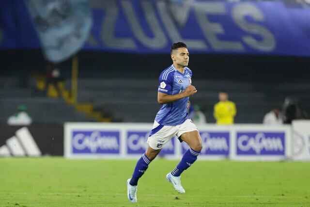 Radamel Falcao García jugando con Millonarios FC. Foto: Colprensa.