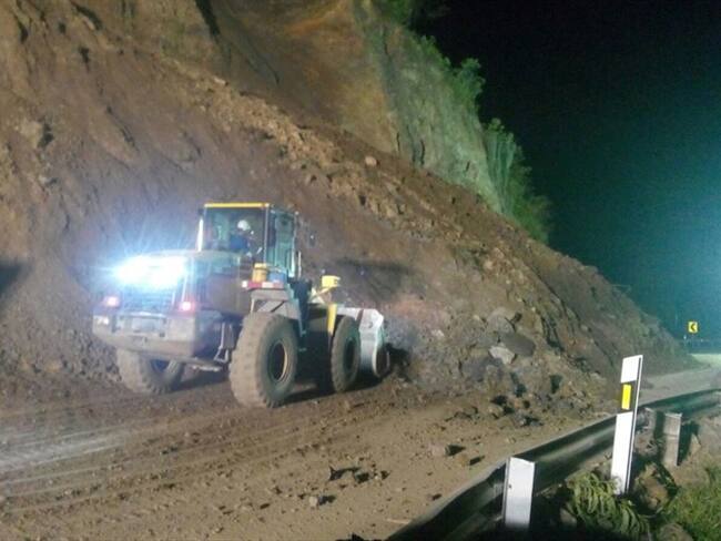 Cierre vía al llano. Foto: Colprensa
