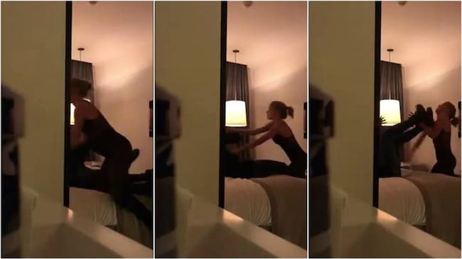 El video de la pelea de Neymar con la mujer que lo acusa de violación. Foto: