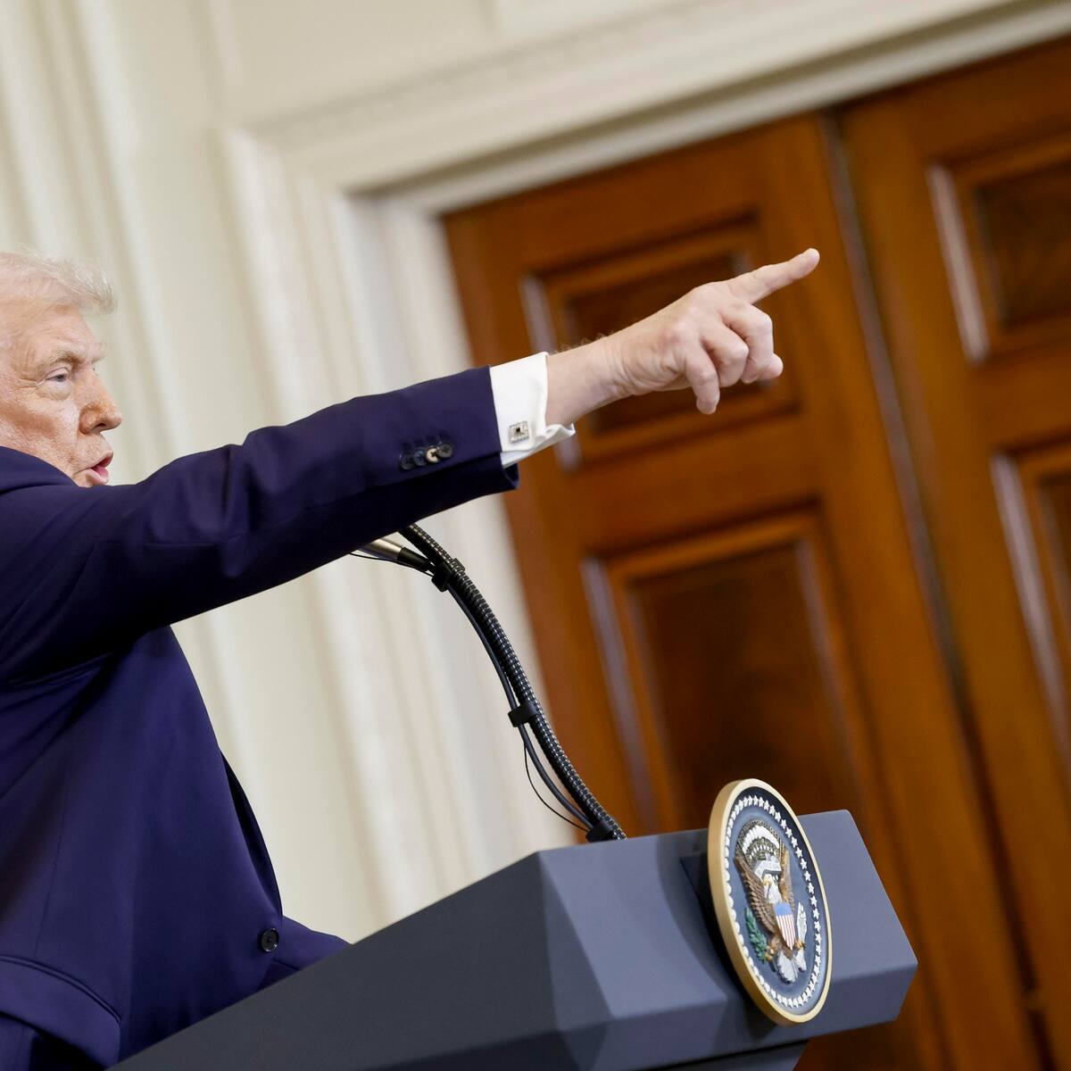 Trump dijo que EE.UU. “tomará el control” de la Franja de Gaza