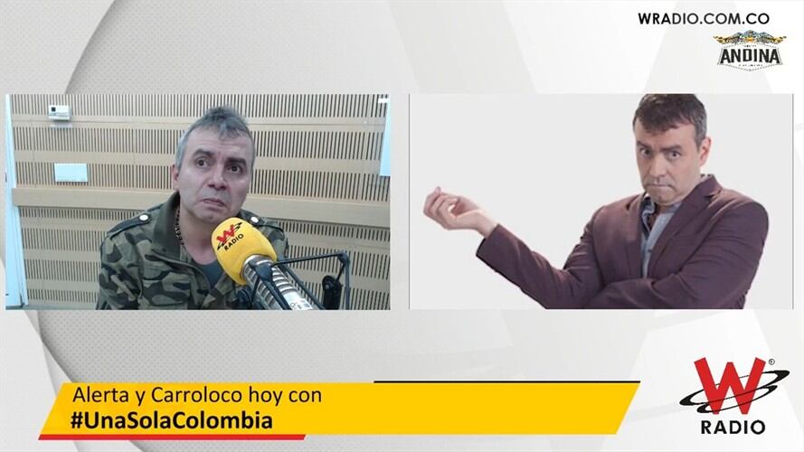 Humorista colombiano carro loco. Foto: La WCon Vicky Dávila