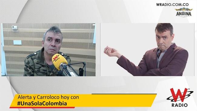 Humorista colombiano carro loco. Foto: La WCon Vicky Dávila