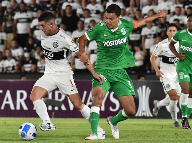 Olimpia de Paraguay vs Atlético Nacional de Colombia en Copa Libertadores (Photo by NORBERTO DUARTE / AFP) (Photo by NORBERTO DUARTE/AFP via Getty Images)