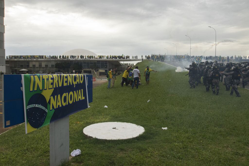 Intervención en Brasil. Foto: Getty Images.