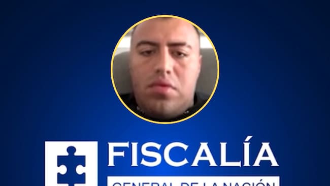 Edwin Leonardo Delgado Comba. Foto vía Fiscalía