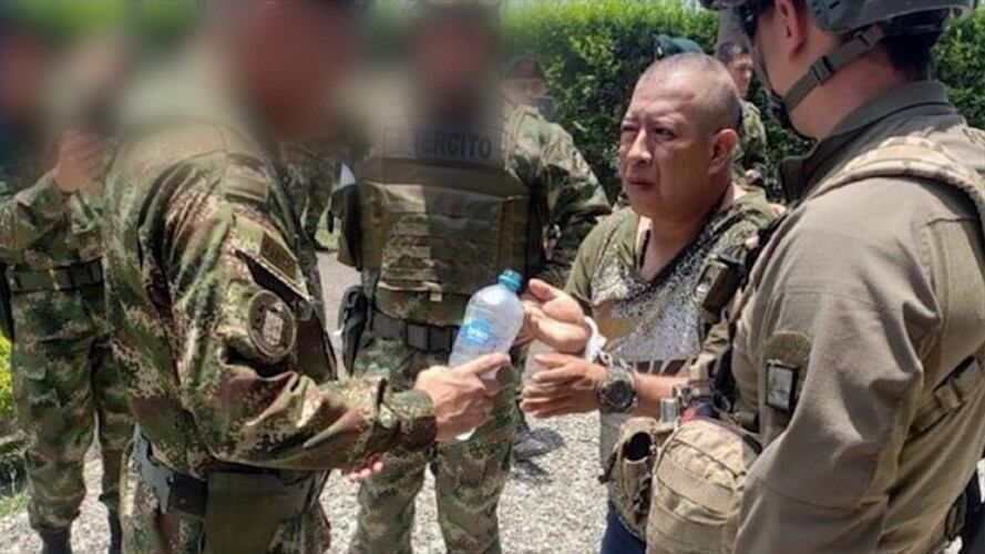 El individuo había sido capturado en zona rural del municipio de Caloto . Foto: Fiscalía