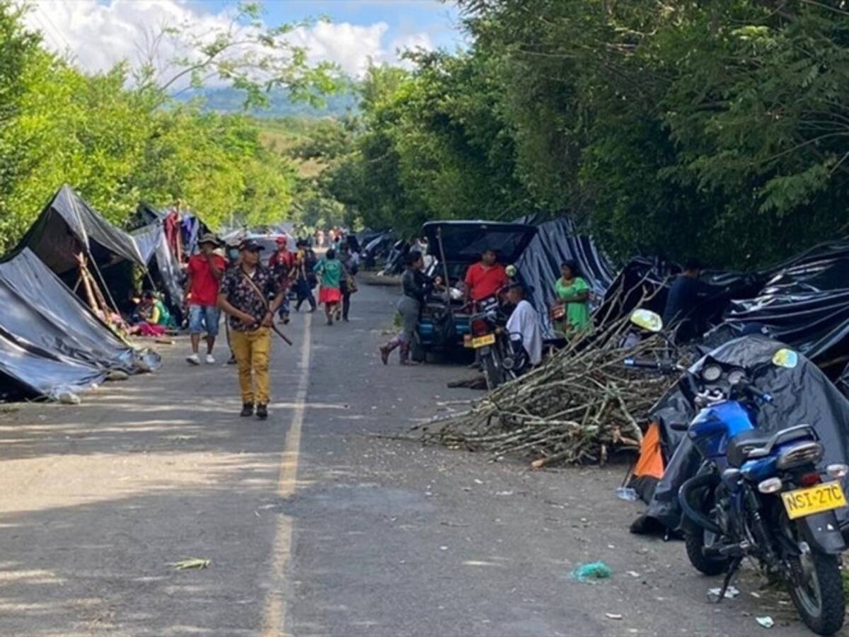 Indígenas risaraldenses levantaron bloqueo en La Virginia y Belén de Umbría