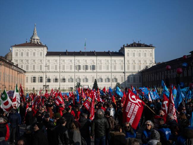 Protestas en Italia. I Foto: MARCO BERTORELLO/AFP via Getty Images.