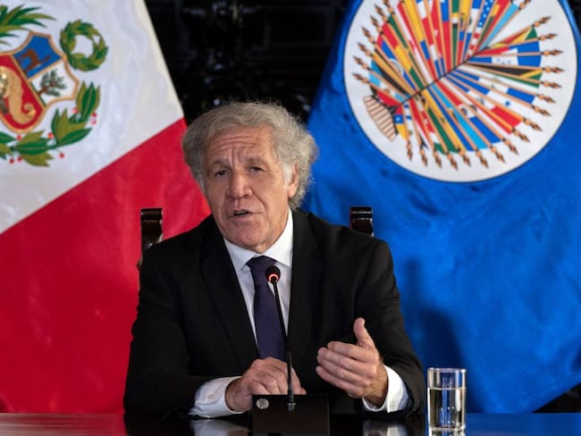 Luis Almagro secretario general de la OEA(Photo by Cris BOURONCLE / AFP) (Photo by CRIS BOURONCLE/AFP via Getty Images)
